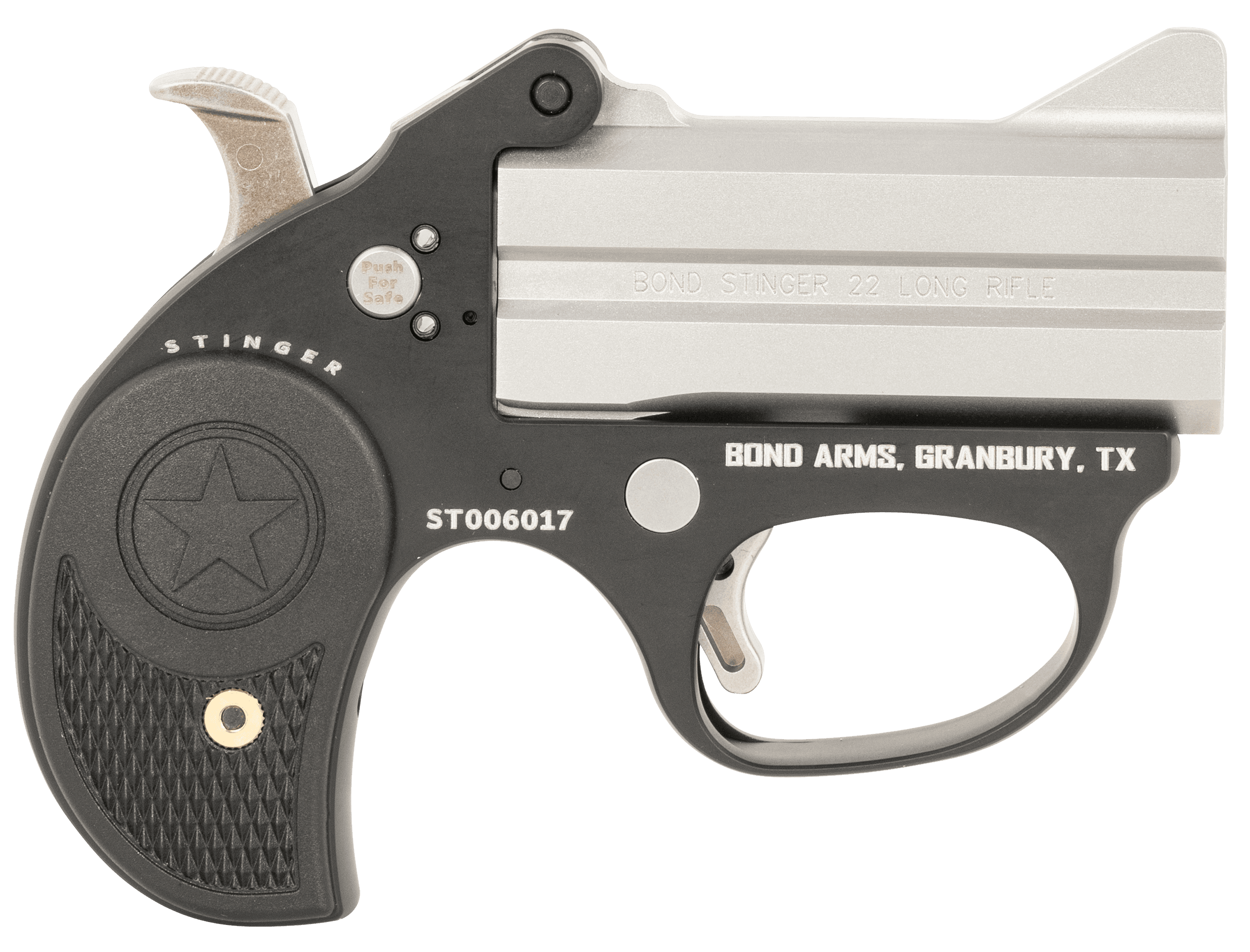 Bond Arms Stinger 22 Long Rifle, 3in. Barrel, 2rd - Stainless (BAST)