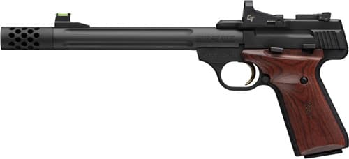 Browning Buckmark Hunter 22 Long Rifle 7.65 inch 10 Round Matte Blued Steel Rosewood Grip