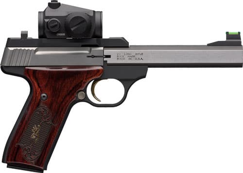 Browning Buck Mark Medallion 22 Long Rifle 5.5 Inch 10 Rounds Stainless Wood