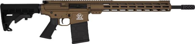 Great Lake Firearms GLFA AR10 Rifle 308 Winchester 18 Inch 10 Rounds Bronze Cerakote
