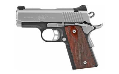 Kimber Mfg.,inc 3200057CA Ultra CDP II (CA) 45 ACP 7+1 3" Satin Silver Stainless Steel Slide Matte Black KimPro II Rosewood Double Diamond Grip