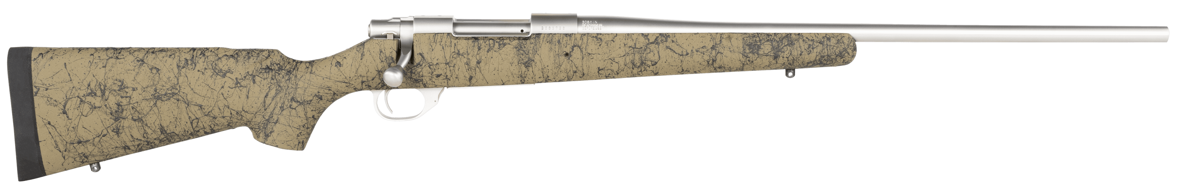 Howa HHS62513 M1500 HS Precision 6.5 Creedmoor 5+1 22" Stainless Steel Metal Finish & Green Black Webbed Fixed HS Precision Stock