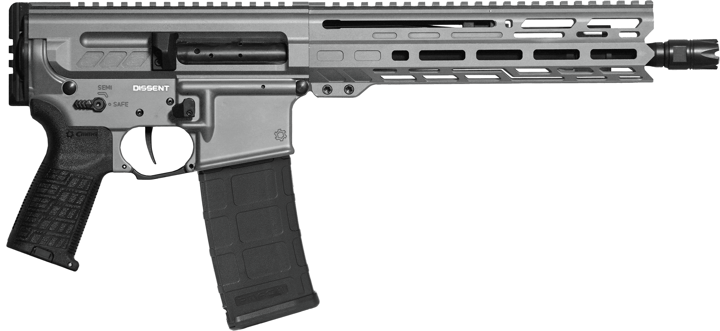 CMMG Dissent MK4 300 AAC Blackout 10.5" 30 Rounds Optic Ready Semi-Auto Pistol