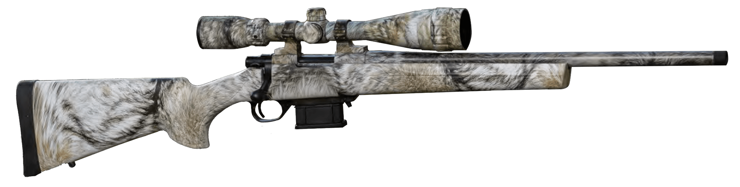 Howa HMA70622FY M1500 Mini Action Full Size 6.5 Grendel 5+1 20" Yote Heavy Barrel, Yote Drilled & Tapped Steel Receiver, Yote Fixed HTI Synthetic Stock, Nikko Stirling GamePro 4-16x44mm