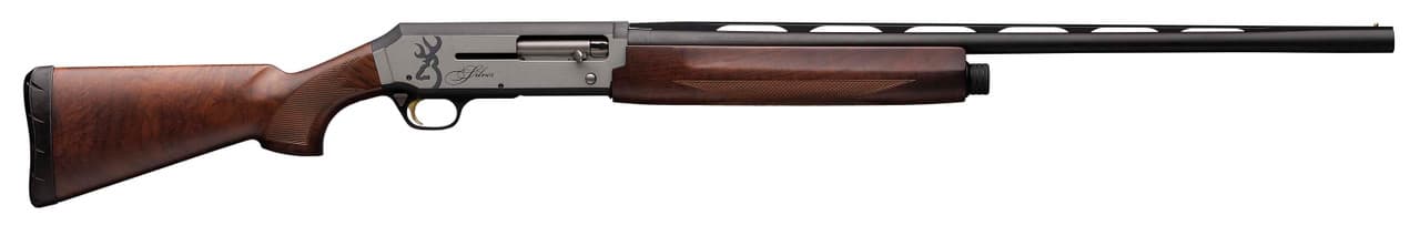Browning Silver Field 12 Gauge 28 in 4+1 Silver Matte Black BiTone Walnut