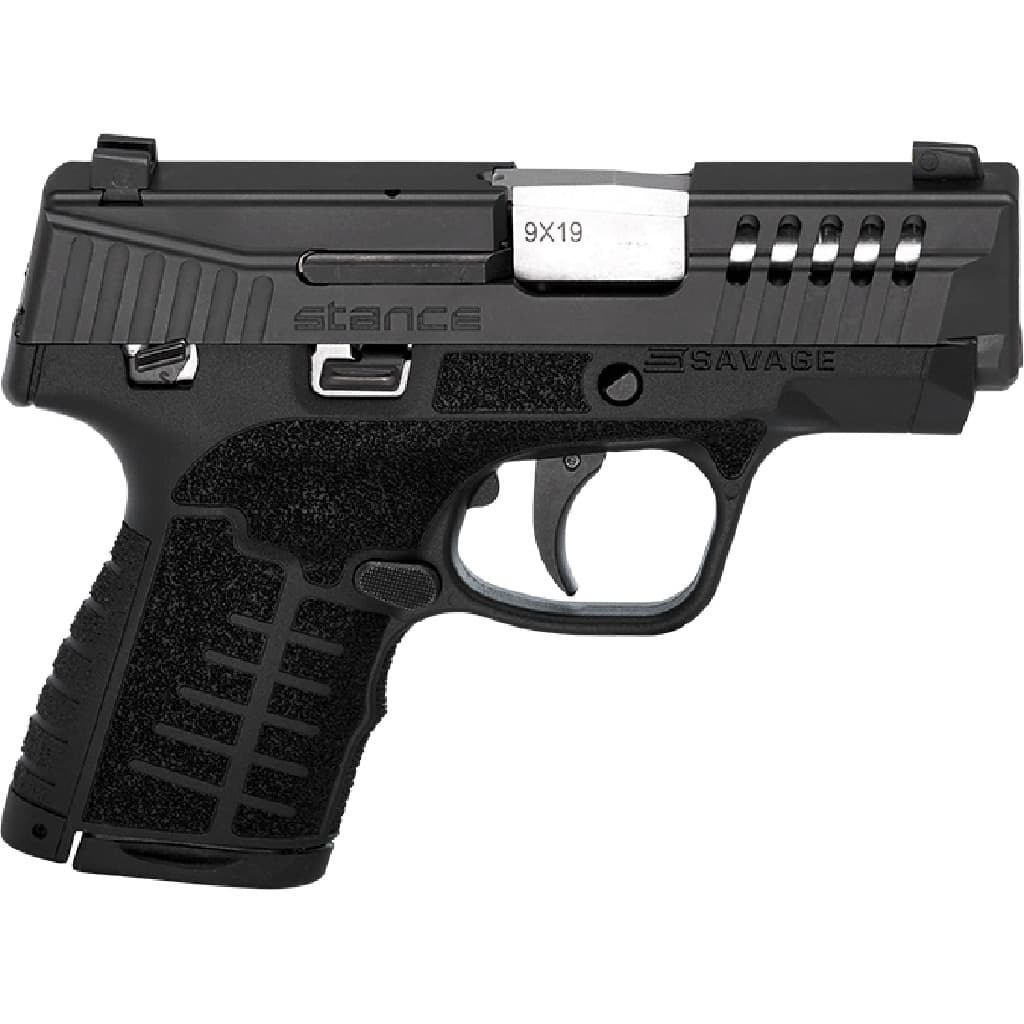 Savage Stance MC9MS 9mm 3.2in 7rd/8rd Pistol Night Sights