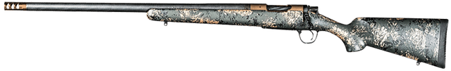 Christensen Arms 8010621200 Ridgeline FFT 308 Win 4+1 20" Carbon Fiber/Threaded Barrel, Burnt Bronze Cerakote, Green with Black/Tan Accents Stock,