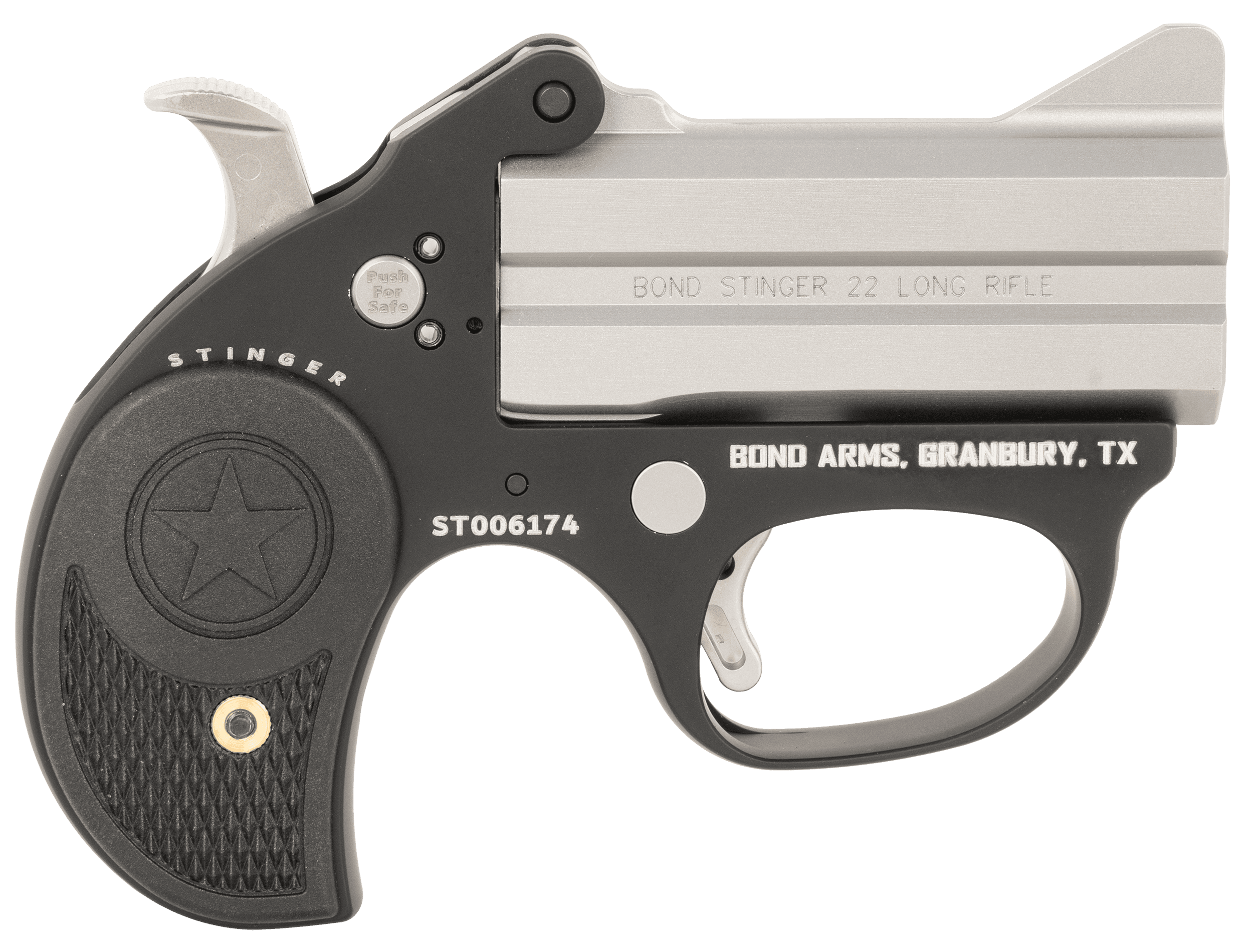 Bond Arms Stinger 22 Long Rifle, 3in. Barrel, 2rd - Stainless (BASL)