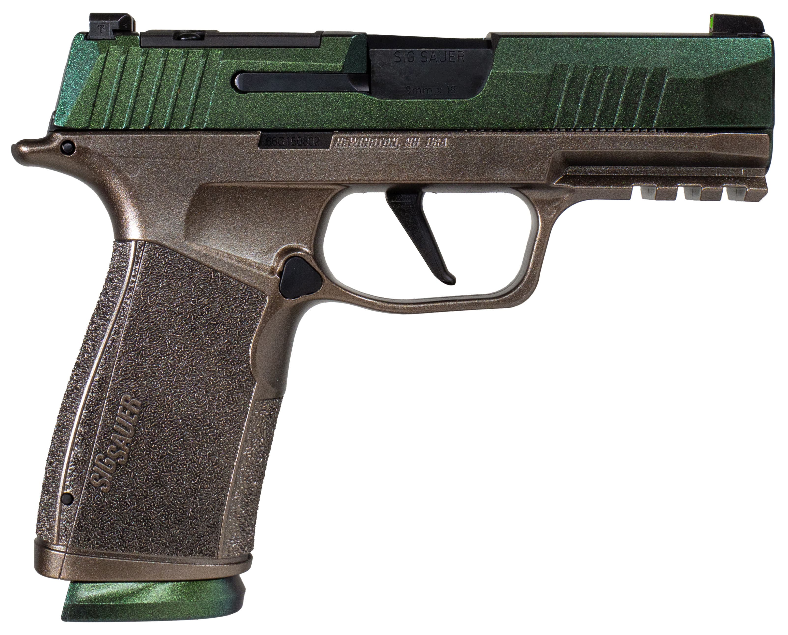 Sig Sauer P365 Macro 9mm 3.1in 17rd Green/FDE