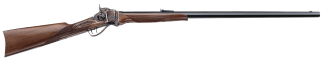 Davide Pedersoli 010S780457 1874 Sporting 45-70 Gov 1rd 32" Octagon Blued Barrel, Color Case Hardened Steel Receiver, Walnut Stock