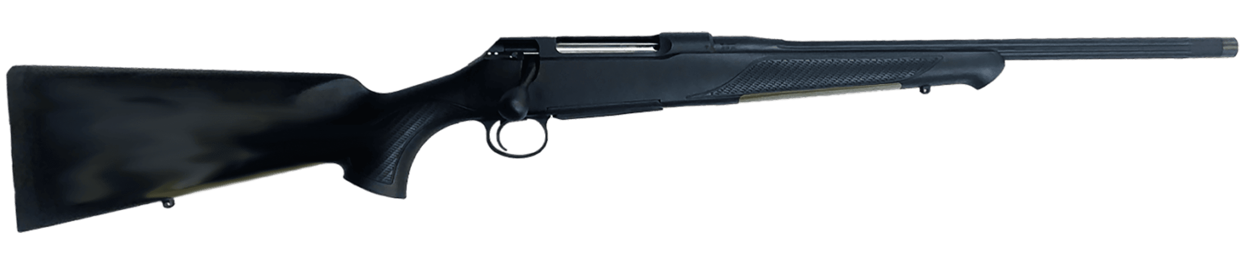 Sauer S1PAXT65P 100 Pantera XT Full Size 6.5 PRC 5+1 20" Black Cerakote Fluted Threaded Barrel, Black Cerakote Drilled & Tapped Steel Receiver, Black Max Synthetic Stock