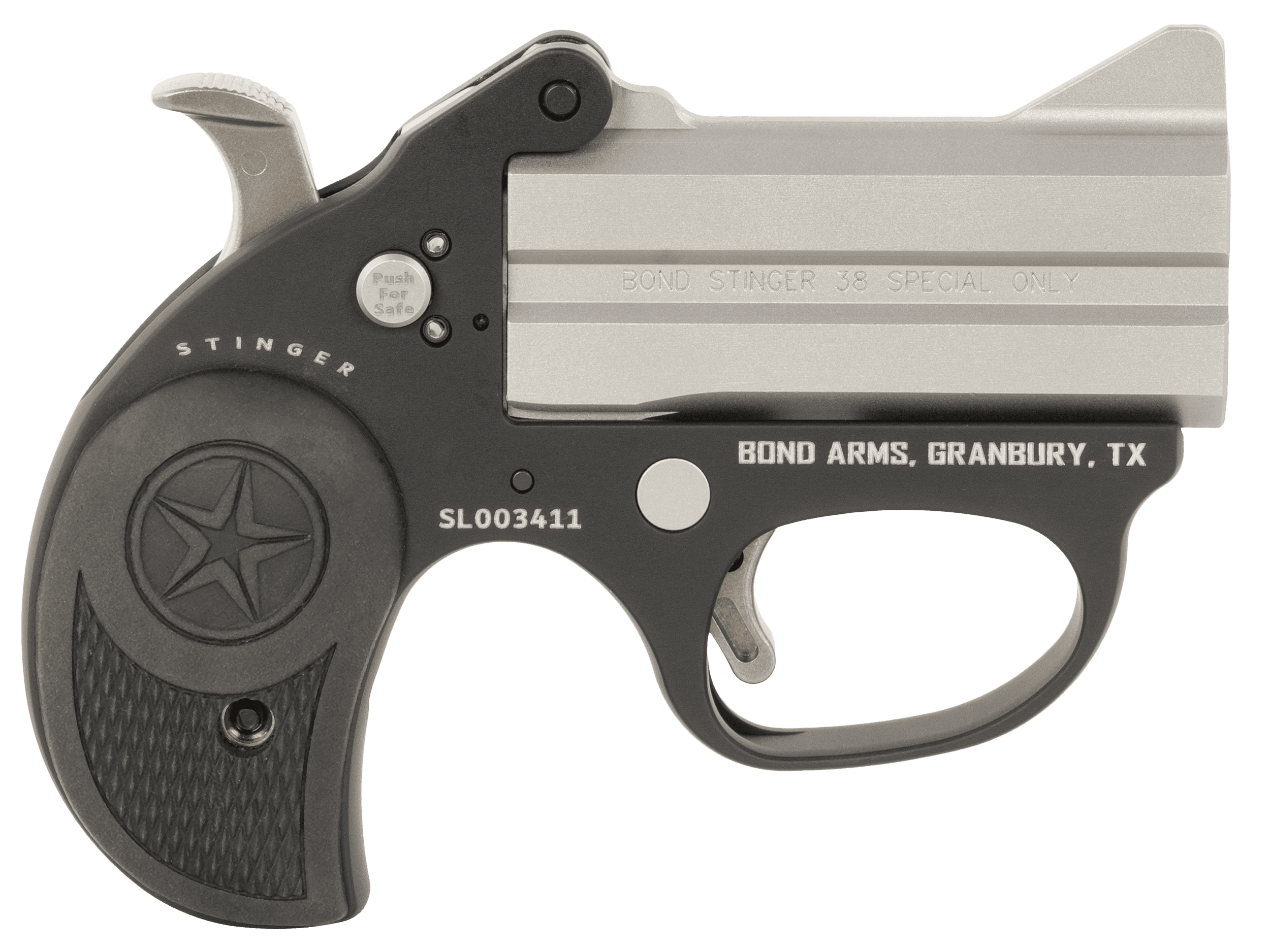 Bond Arms STINGER 38 Special, 3in. Barrel, 2rd - Stainless (BASL)