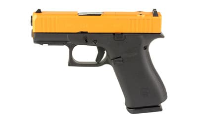 Glock 43x 9mm 10 Mos Fs Gld Sld/blk