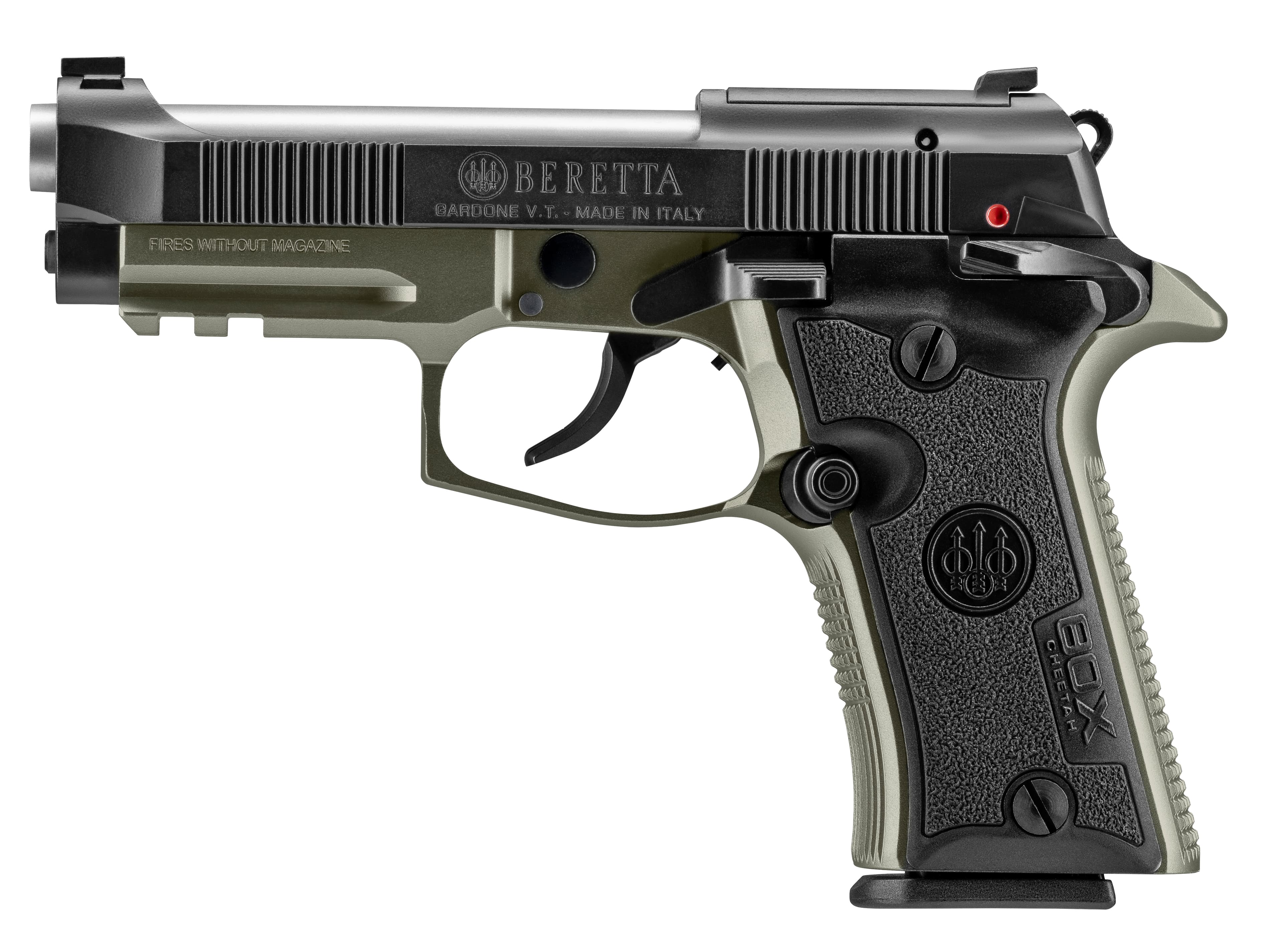 Beretta 80X Cheetah 380 ACP 3.9 in 13 Rounds Green Edition