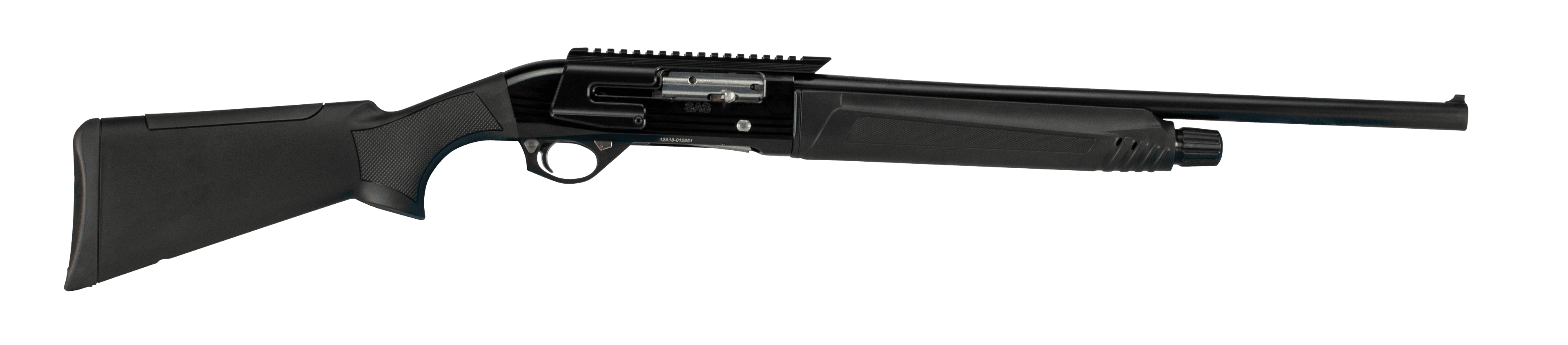 Hatfield SAS 12GA, 20in. Barrel, 4rd, Synth. Stock - Black (USA12P2)