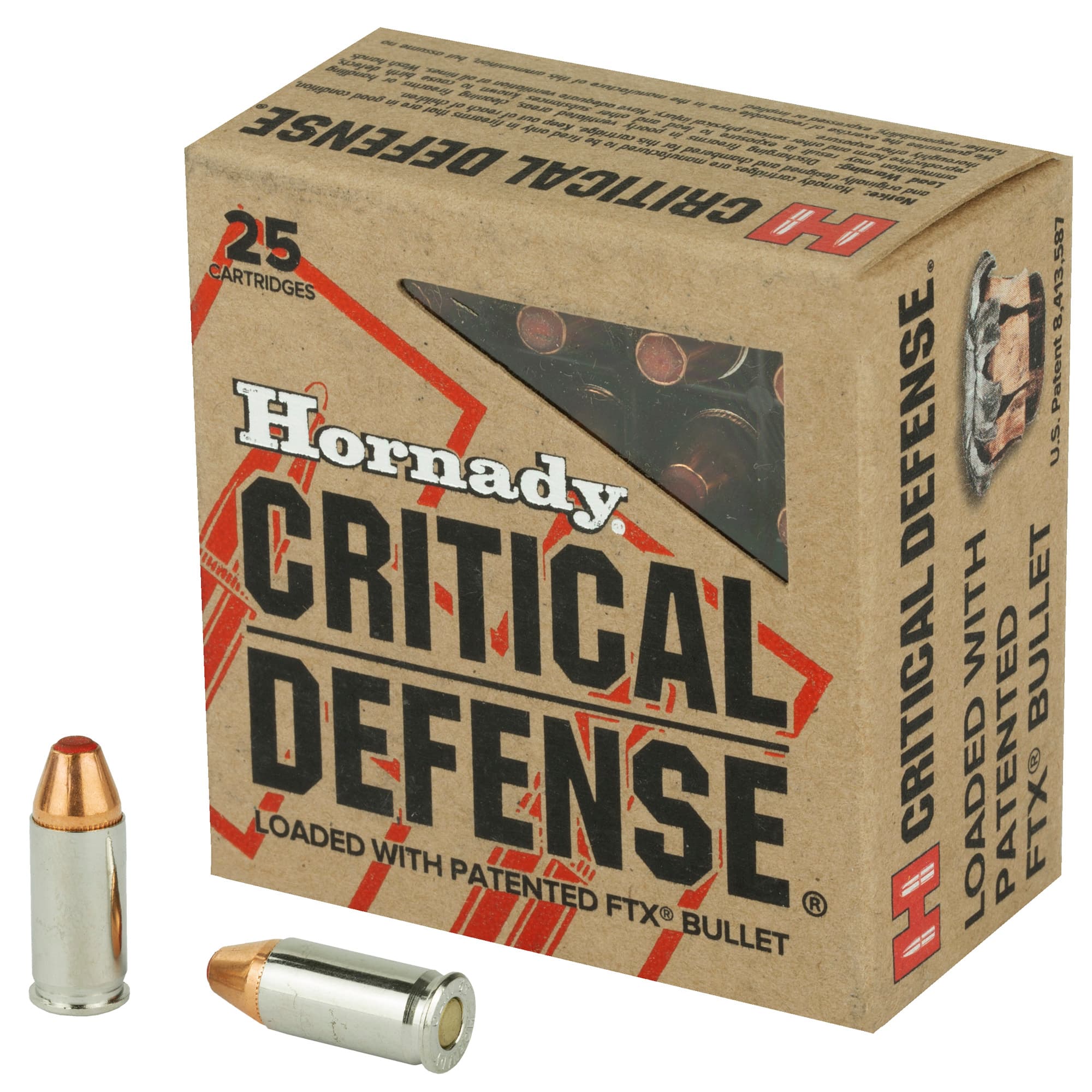 Hornady Critical Defense Handgun Ammo 32 ACP 60 gr. FTX 25 rd.