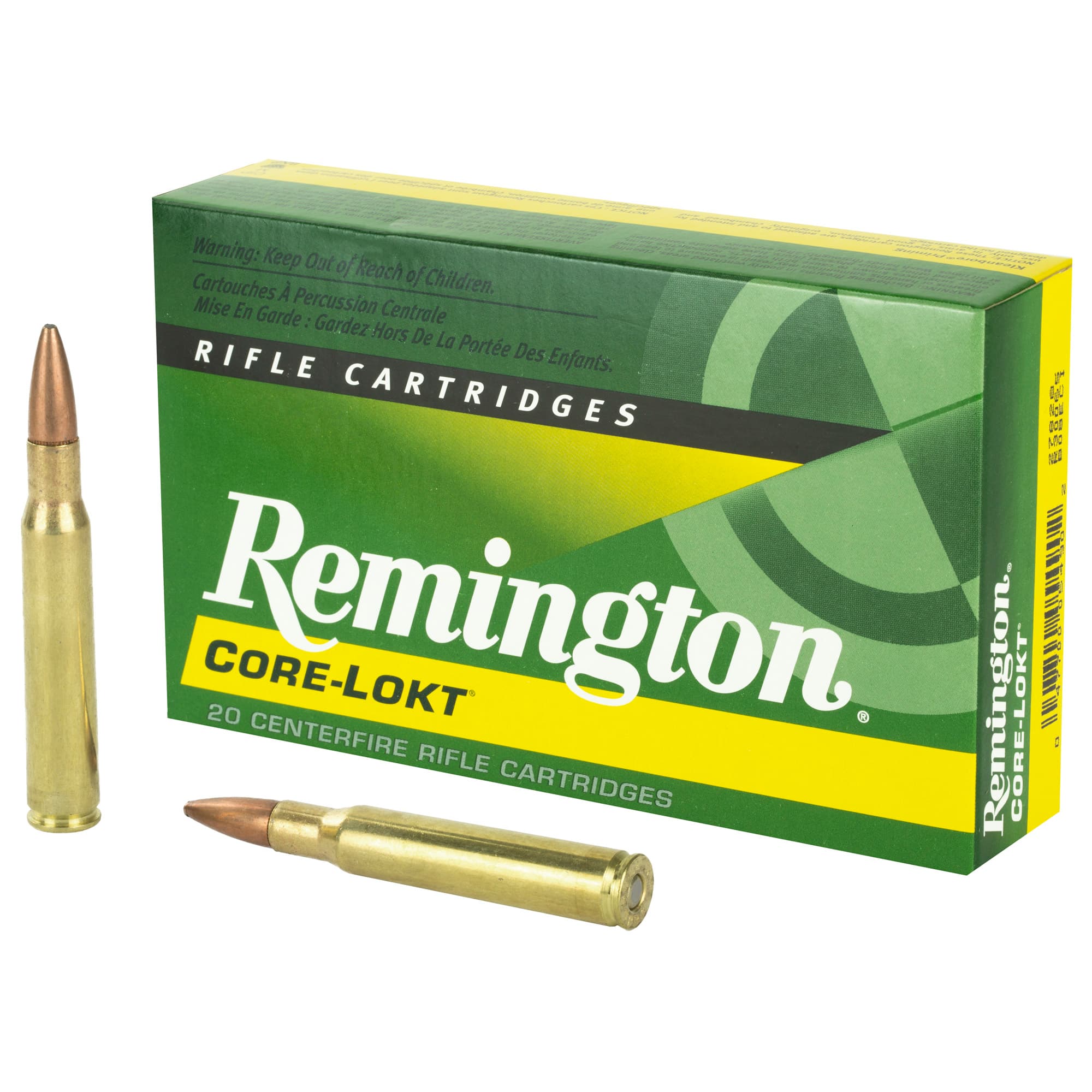 Remington Core Lokt 30-06 Springfield Pointed Soft Point 180 Grain 20 Rounds