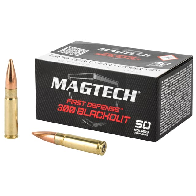 Magtech 300BLKB Tactical/Training 300Blackout 123gr Full Metal Jacket 50 Per Box/20 Case