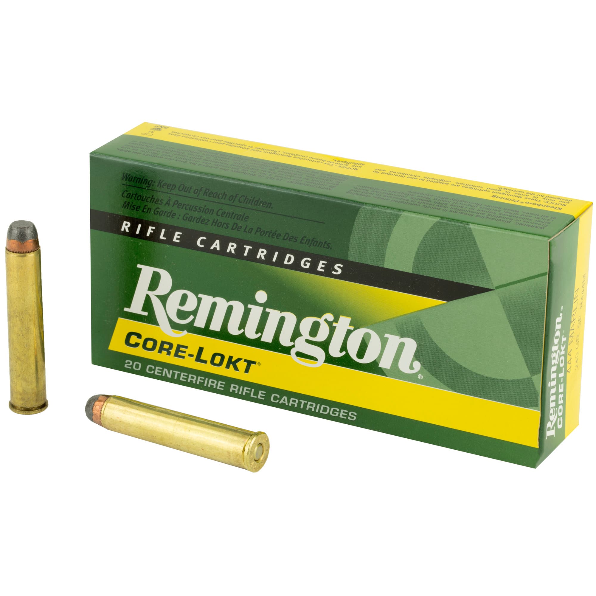 Remington Core Lokt 444 Marlin Soft Point Core Lokt 240 Grain 20 Rounds