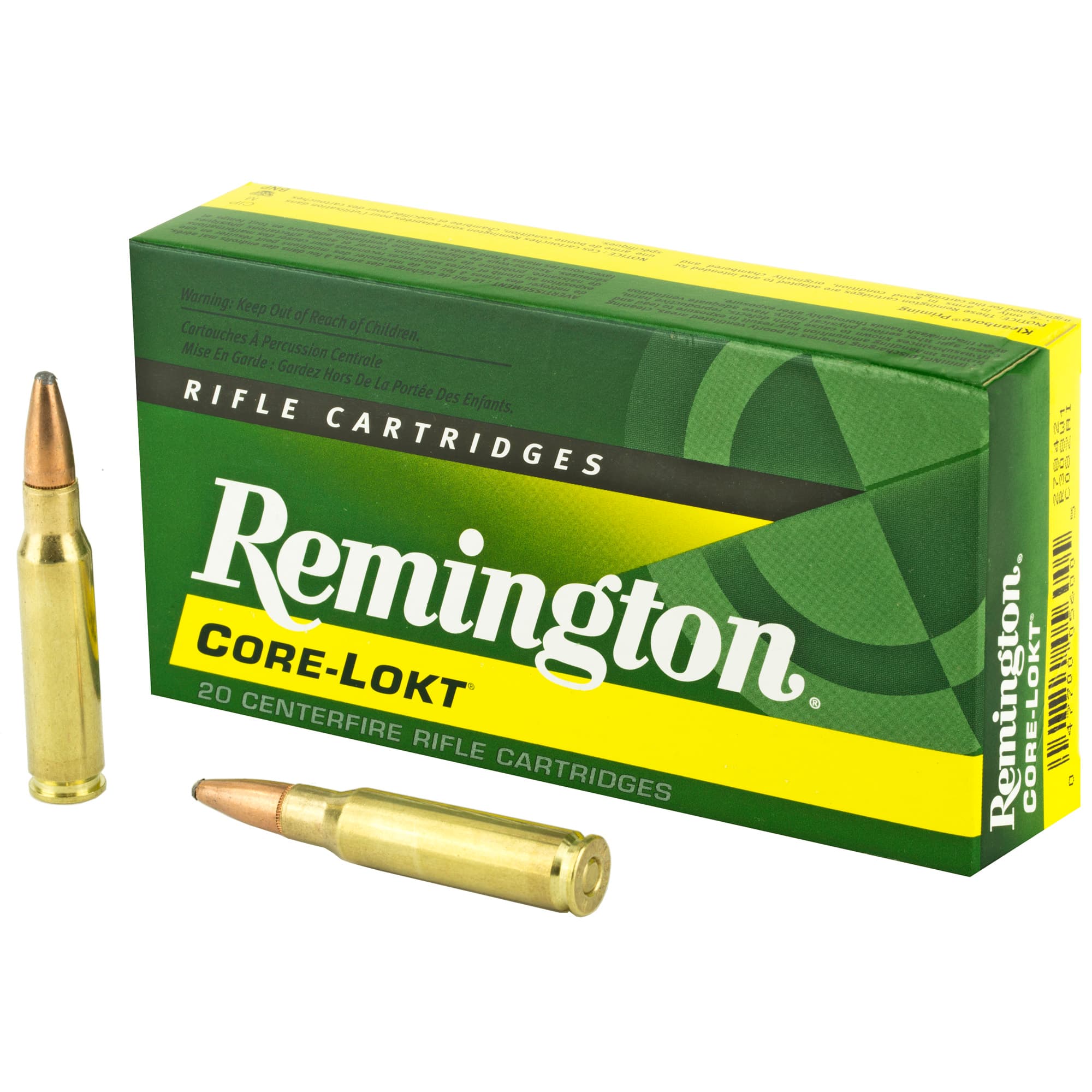 Remington Core-Lokt .308 Winchester Pointed Soft Point 150 Grain 20 Rounds
