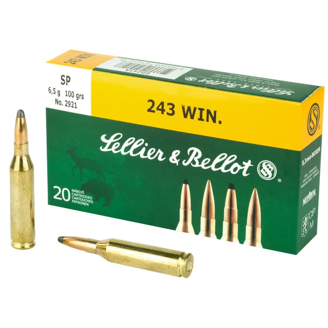 Sellier & Bellot 243 Win 100gr SP 20rd Box