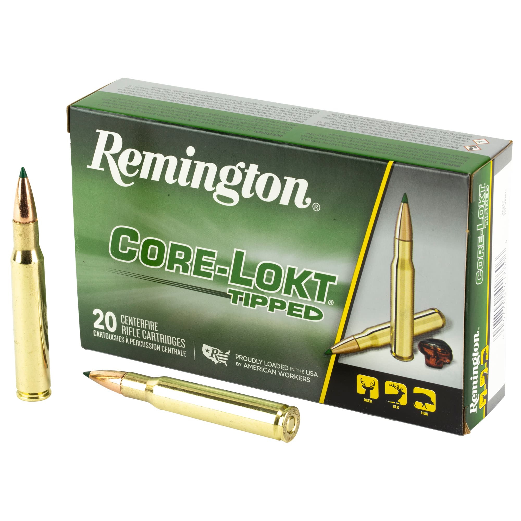 Remington Core Lokt Tipped 30-06 Springfield 180 Grain 20 Rounds