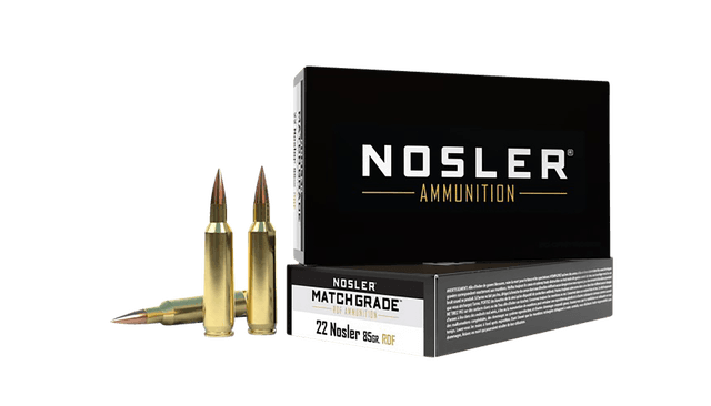 Nosler Match Grade 22 Nosler RDF Hollow Point Boat Tail 85 Grain 20 Rounds