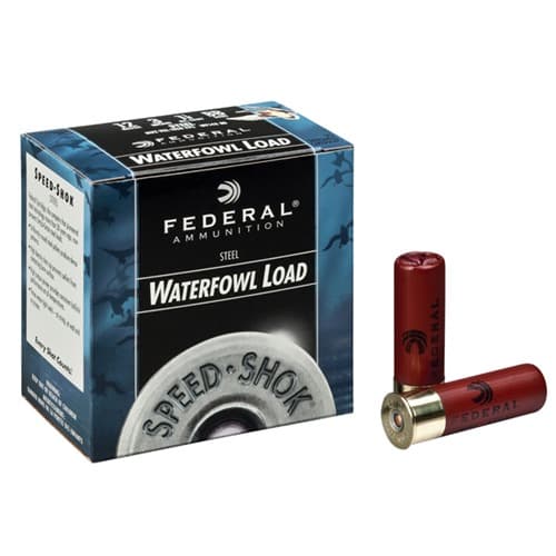 Federal Speed-Shok 12 Gauge Steel Shot 1-3/8 Ounce T 25 Rounds