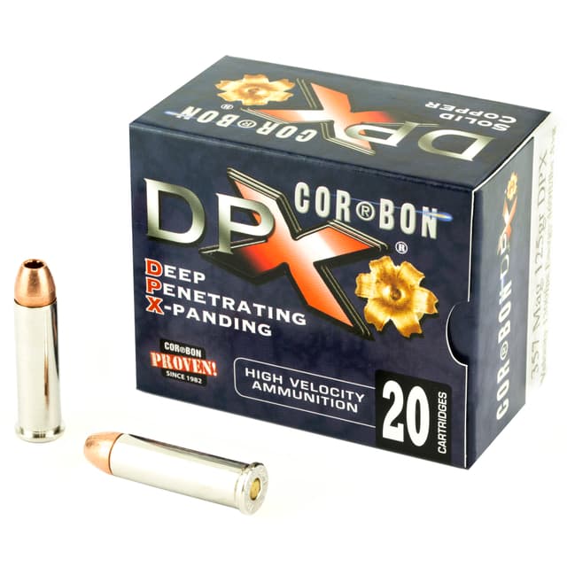COR-BON Handgun Ammunition .357 Mag 125 gr DPX 1300 fps 20/box