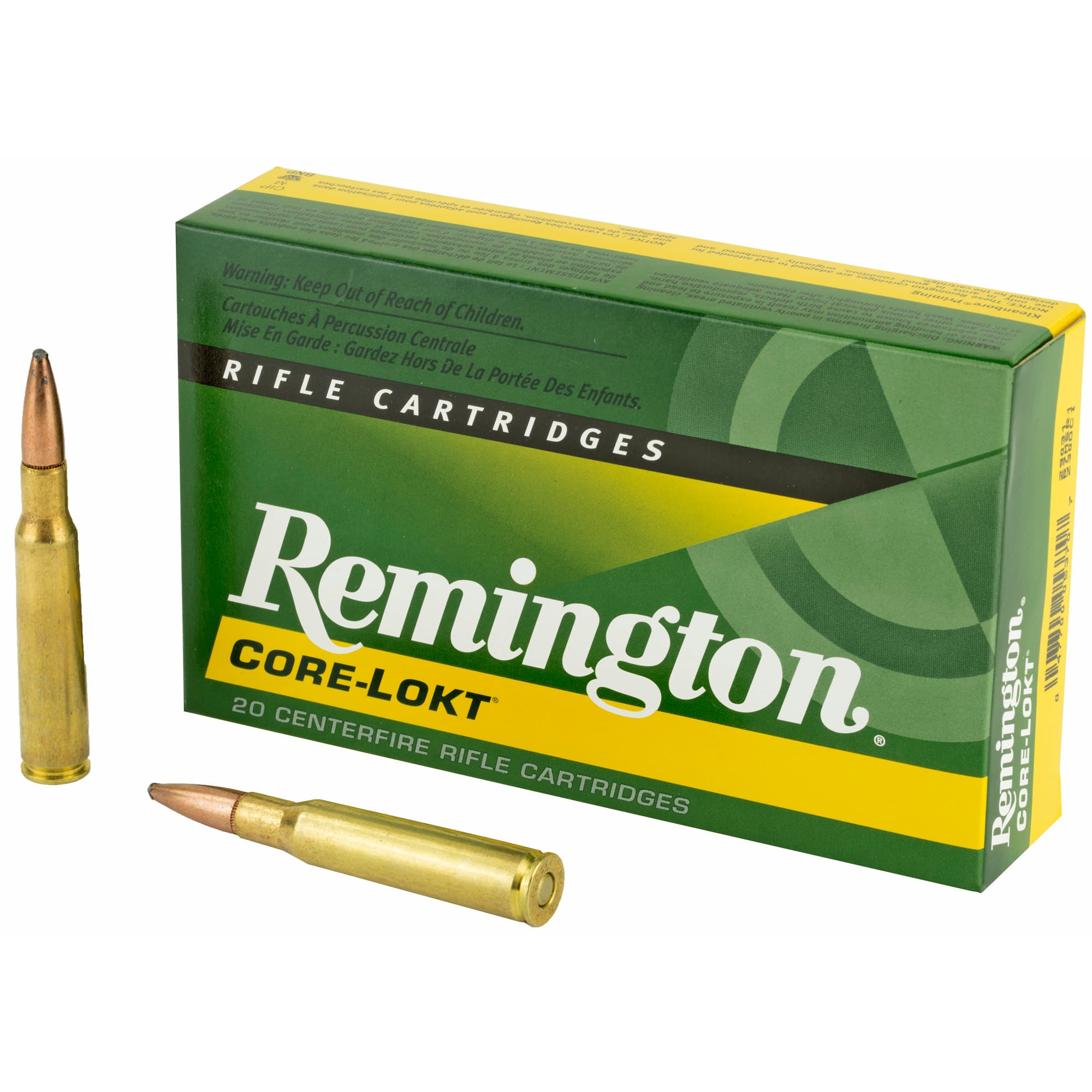 Remington Core-Lokt 7mm Mauser Pointed Soft Point 140 Grain 20 Rounds