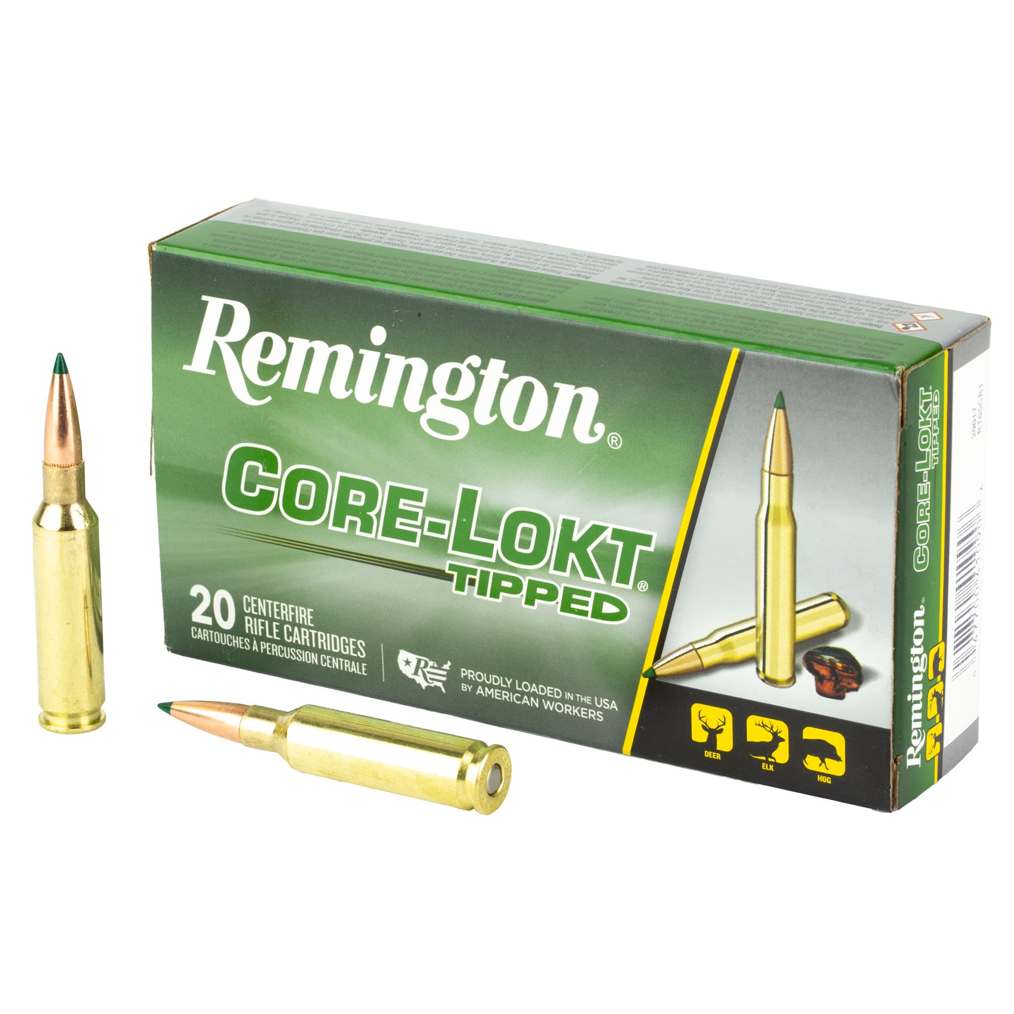 Remington Core Lokt Tipped 6.5 Creedmoor 129 Grain Core Lokt Tipped 20 Rounds
