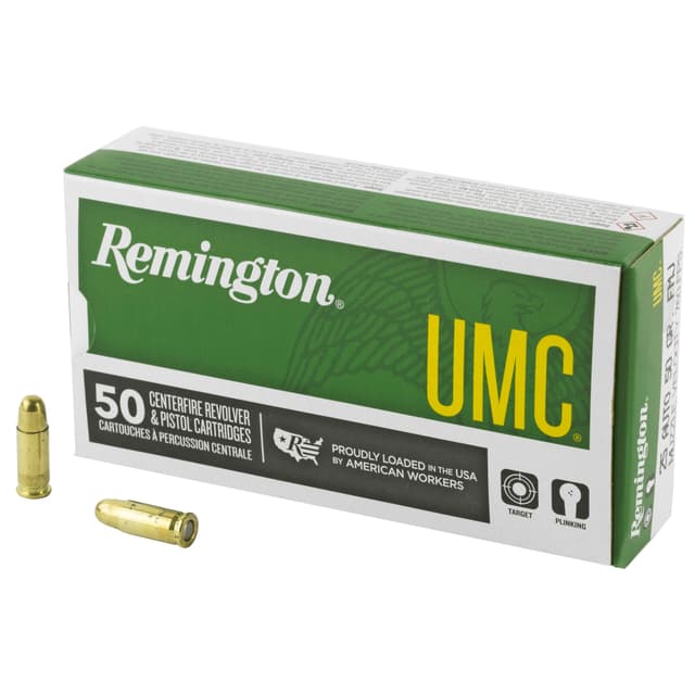 Remington Umc, 25 Acp, Full Metal Jacket, 50 Grain, 50 Rounds