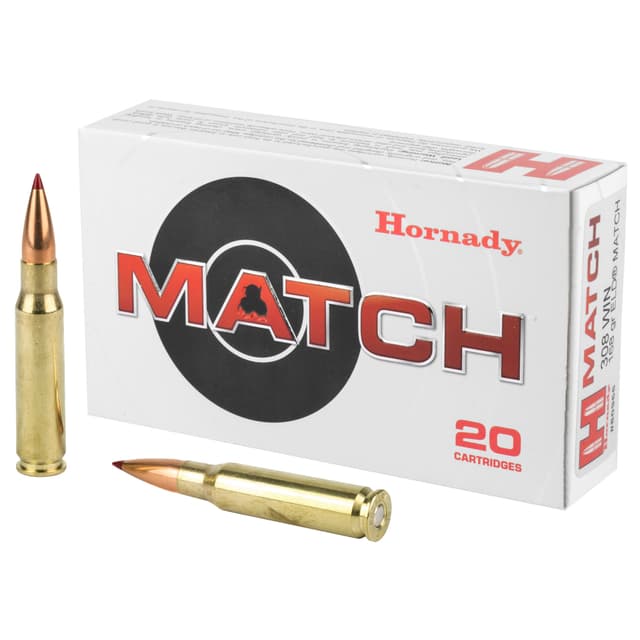 Hornady Match Rifle Ammo 308 Win. 168 gr. ELD Match 20 rd.