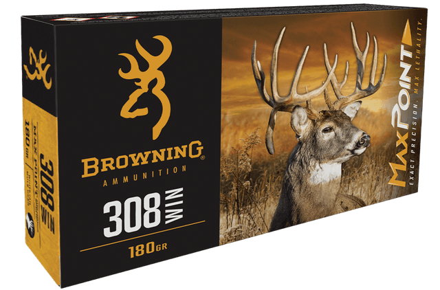 Browning Max Point 308 Winchester 168 Grain 20 Rounds