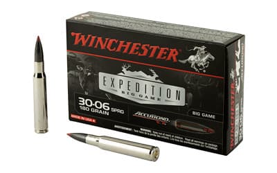 Winchester Expedition Big Game 30-06 Springfield AccuBond CT 180 Grain 20 Rounds