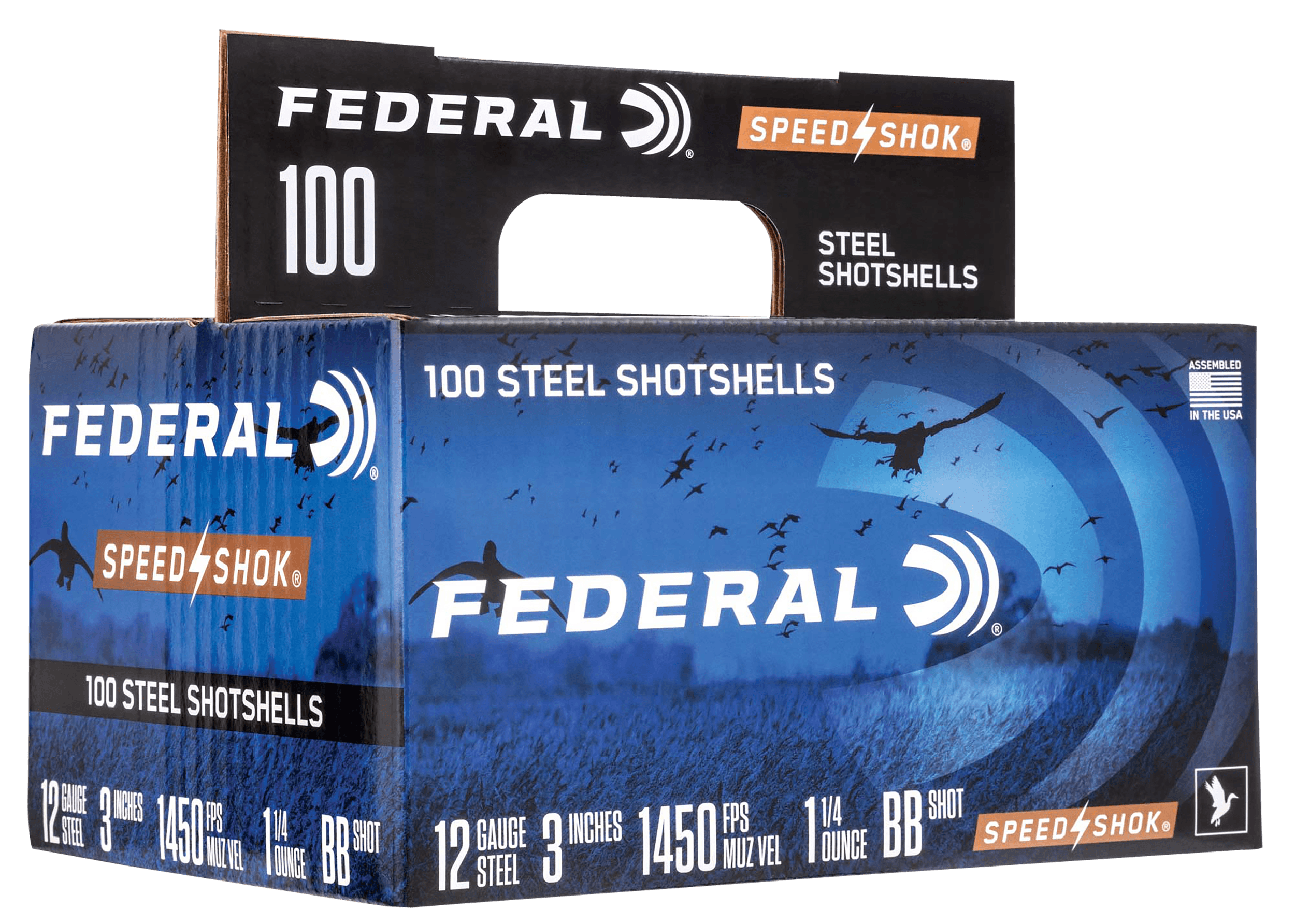Federal Speed-Shok 12 Gauge BB Shot 1 1/4 Ounce 100 Rounds