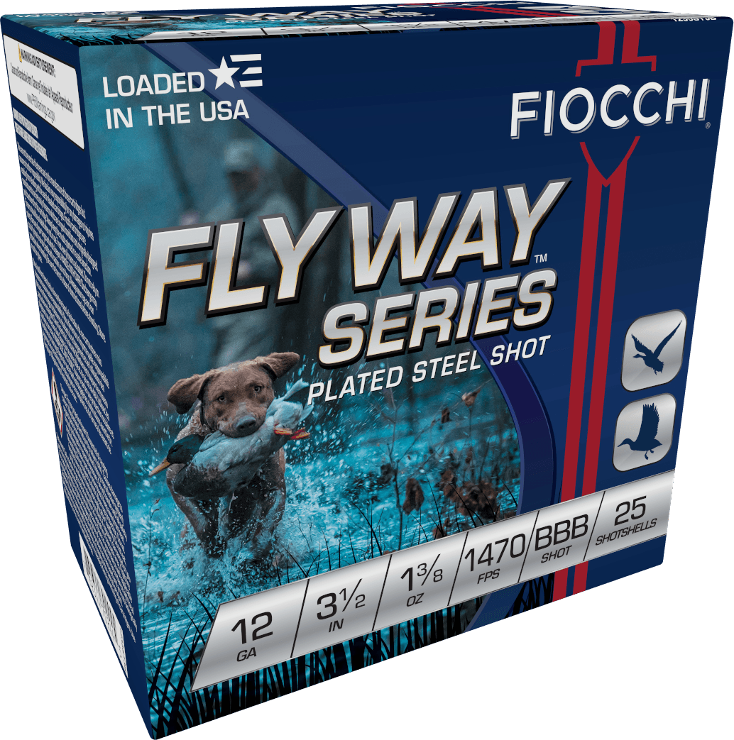 Fiocchi Speed Steel 12 Gauge BBB shot 1-3/8 oz 25 Rounds