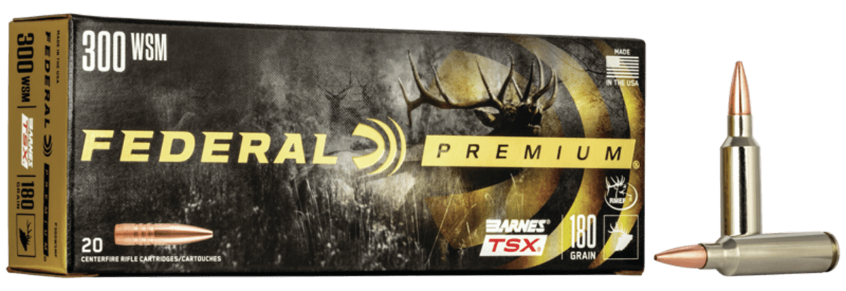Federal Premium 300 WSM Barnes TSX 180 Grain 20 Rounds