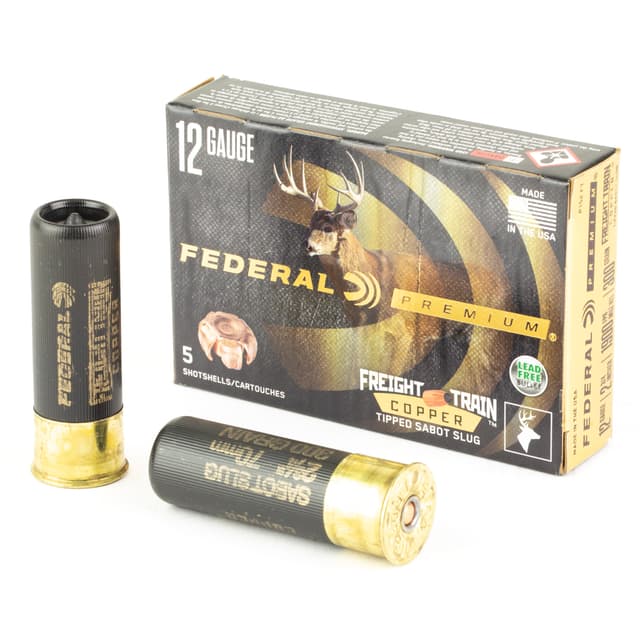 Federal P152FT Premium Freight Train 12Gauge 2.75" SlugShot 5 Per Box/10 Case