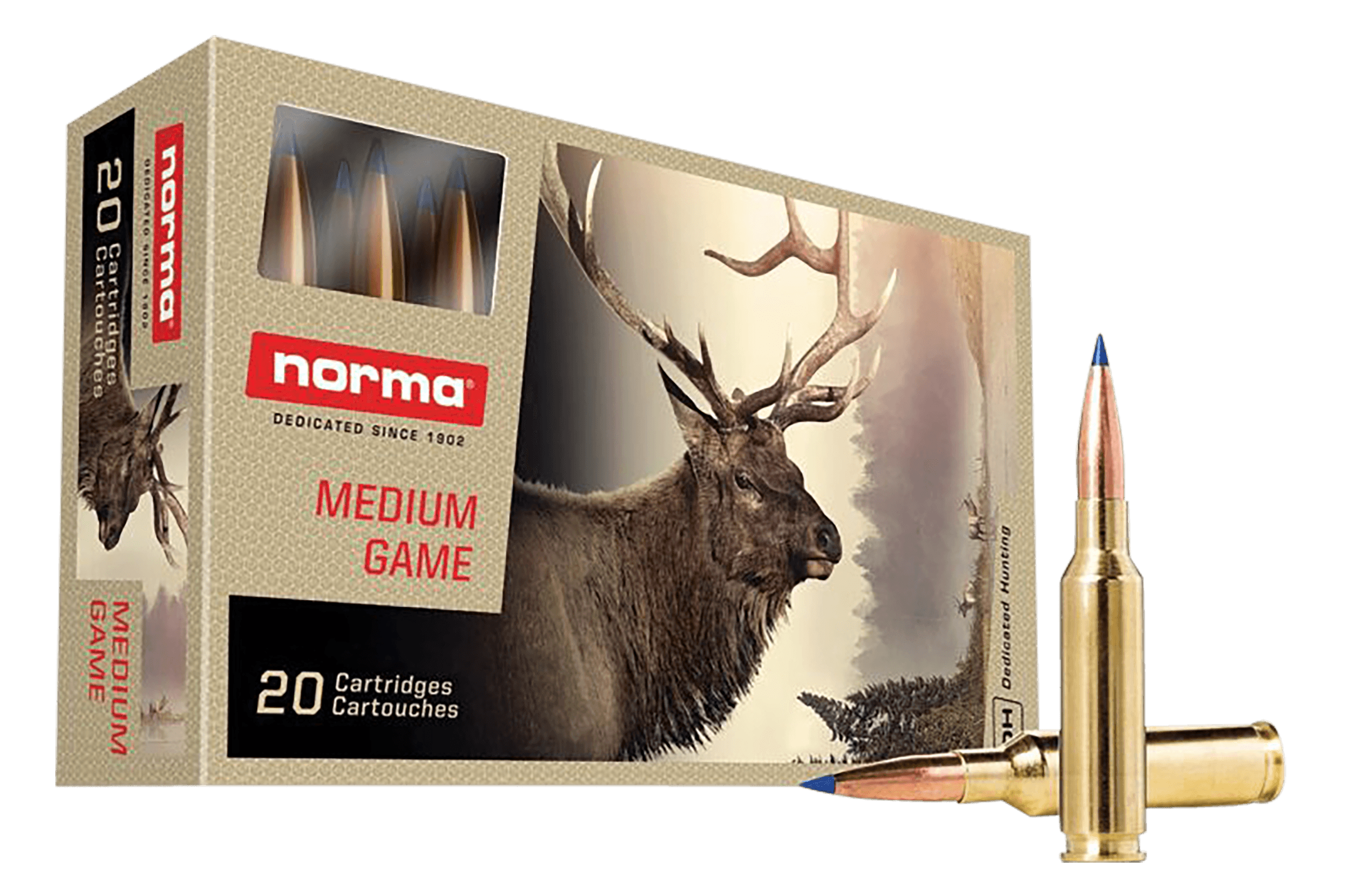 Norma Ammunition 20166402 Dedicated Hunting Bondstrike 6.5Creedmoor 143gr Bonded Polymer Tip 20 Rounds