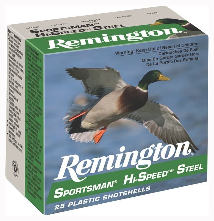 Remington Sportsman Hi-Speed Steel Loads 12 Gauge BB Shot 1 3/8 Grain 25 Rounds