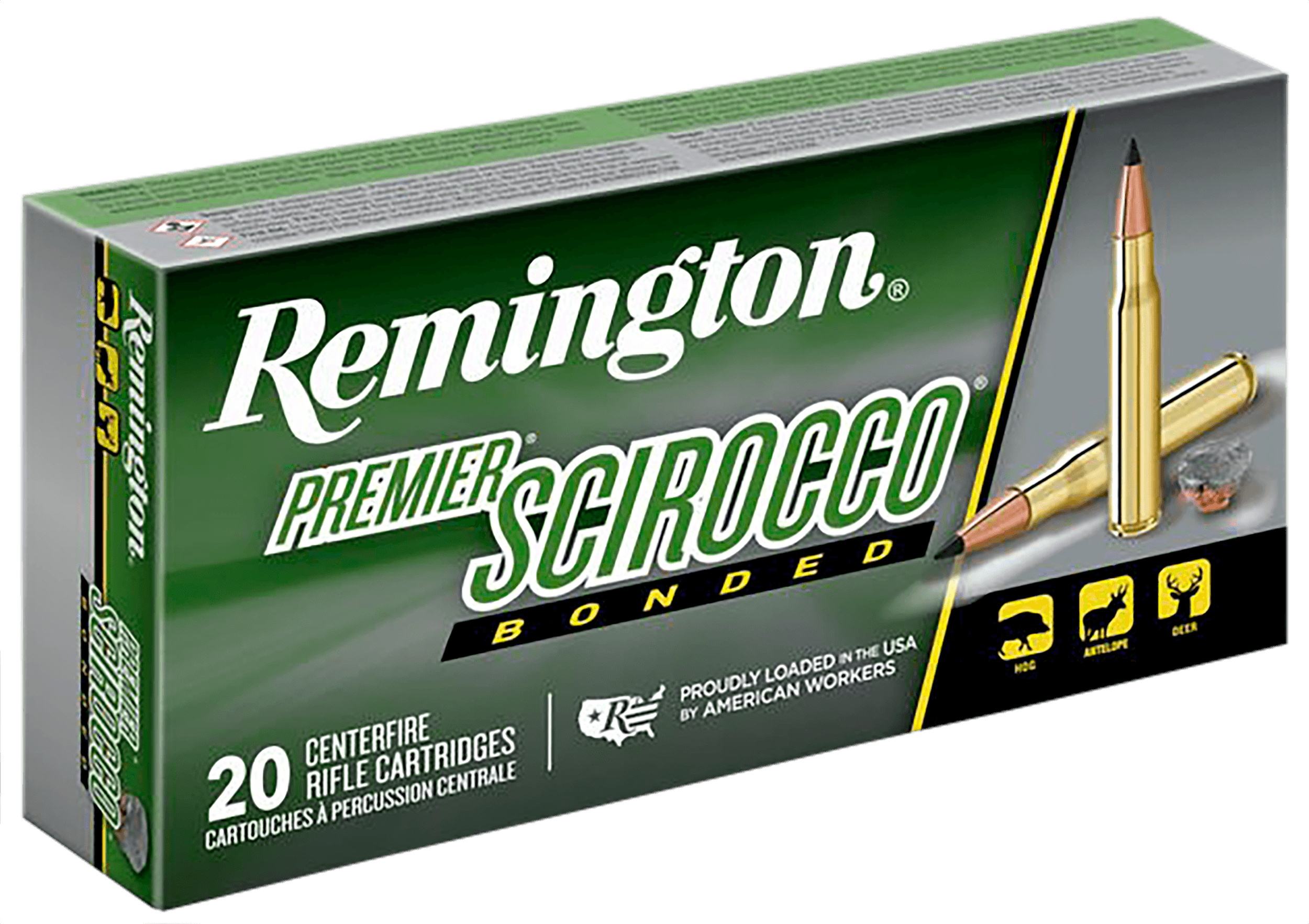 Remington Premier Scirocco Bonded 7mm Remington Ultra Magnum Swift Scirocco 150 Grain 20 Rounds