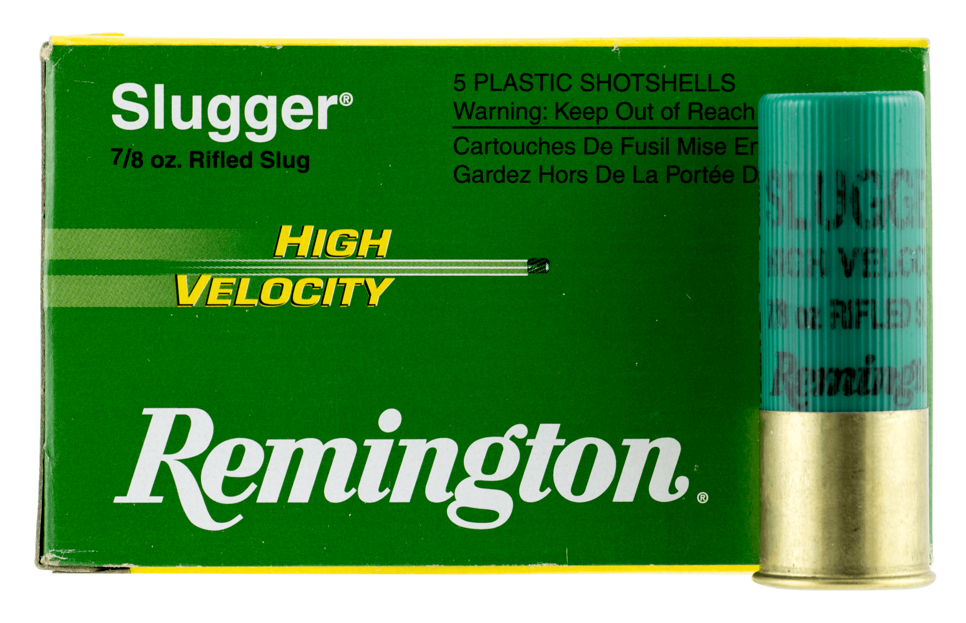 Remington Slugger 12 Gauge High Velocity Rifled Slug 7/8 Grain 5 Rounds