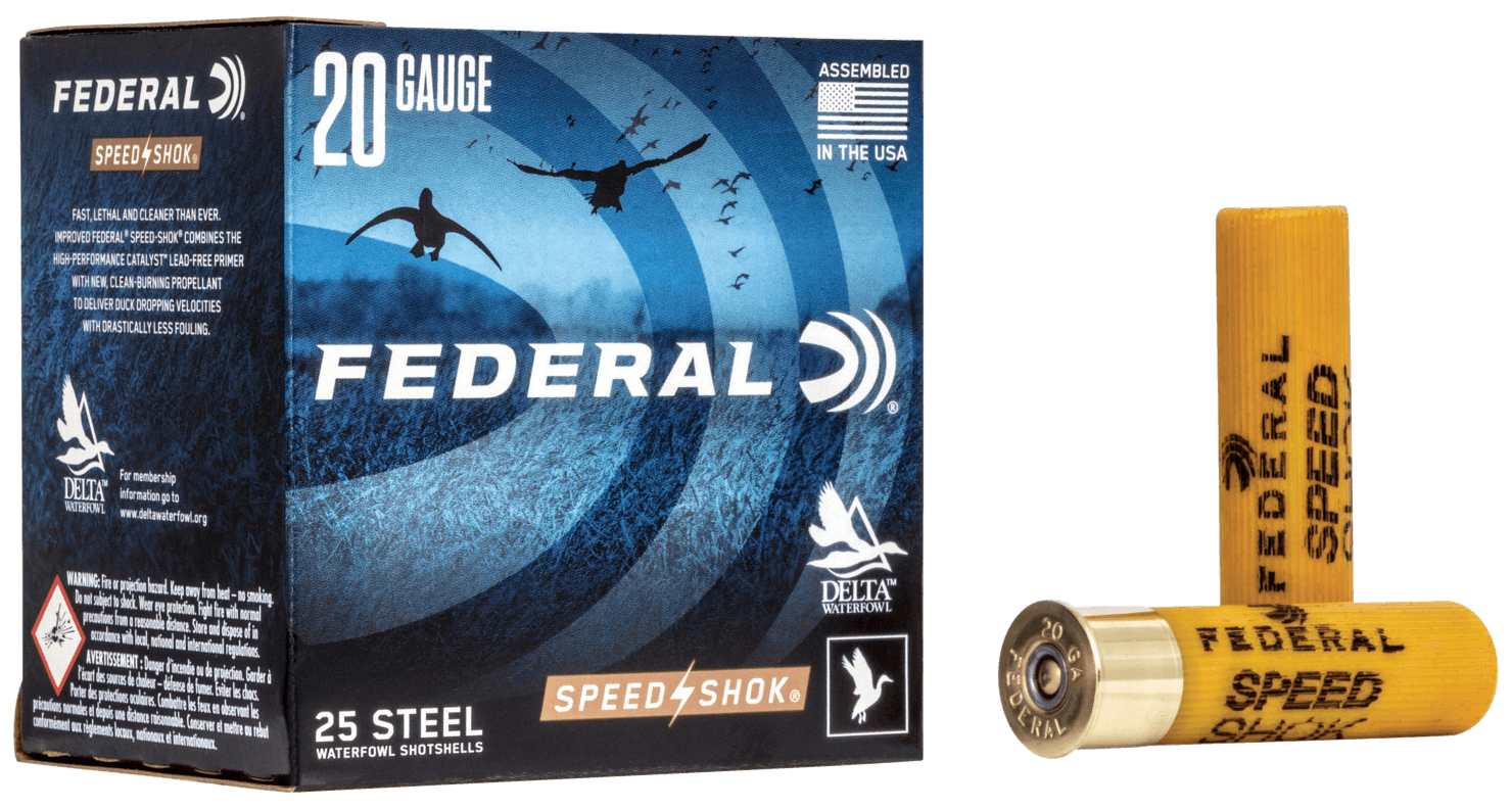 Federal Speed-Shok 20 Gauge Steel Shot 7/8 Grain 25 Rounds