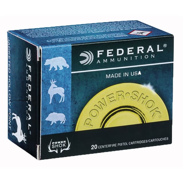 Federal Power-Shok 357 Magnum Jacketed Hollow Point 180 Grain 20 Rounds