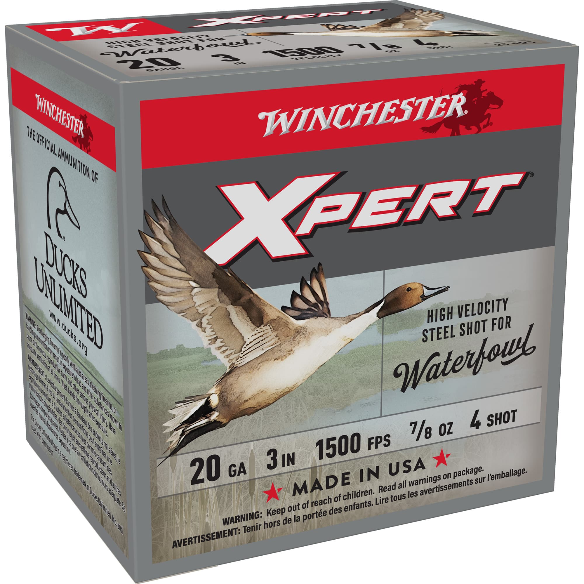 Winchester Xpert Hi-Velocity Steel 20 Gauge 7/8 oz 25 Rounds