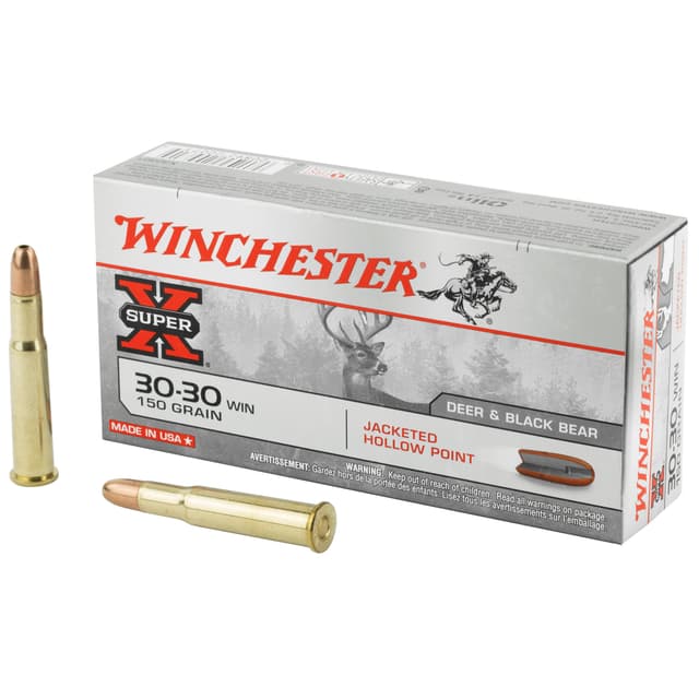 Winchester Super-X 30-30 Winchester Jacketed Hollow Point 150 Grain 20 Rounds