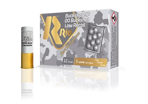 Rio Royal Buckshot 12 GA 2.75" 9 Pellet #00 Buck 5rd Box