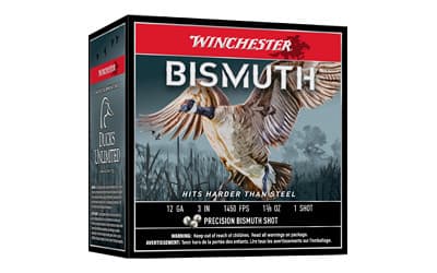 Winchester Premium Bismuth Load 12 Gauge Tin Plated Bismuth 1 3/8 oz 25 Rounds