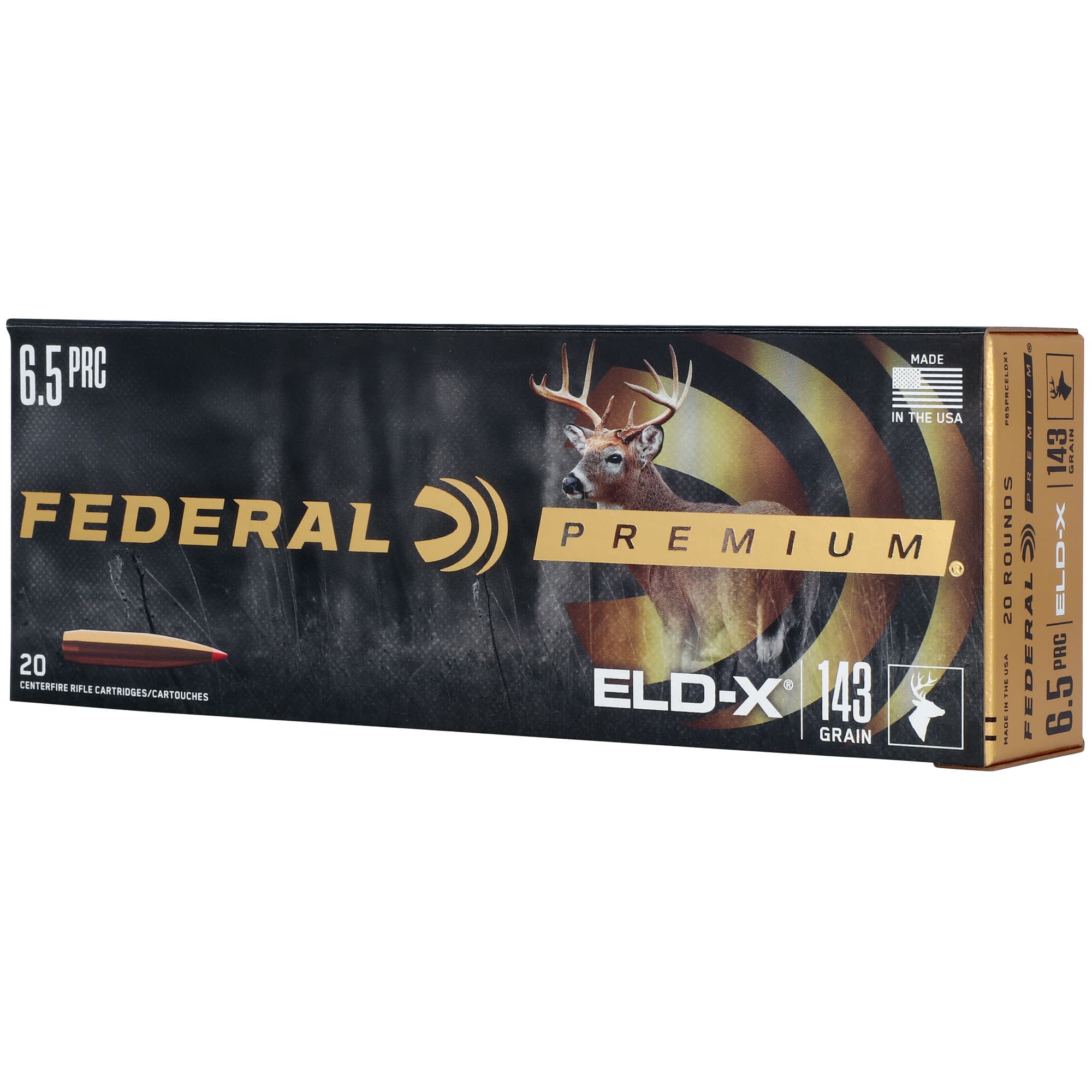 Federal P65PRCELDX1 Premium ELD-X 6.5PRC 143gr 20 Per Box/10 Case